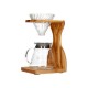 Hario V60 Olive Wood Pure Over Kit